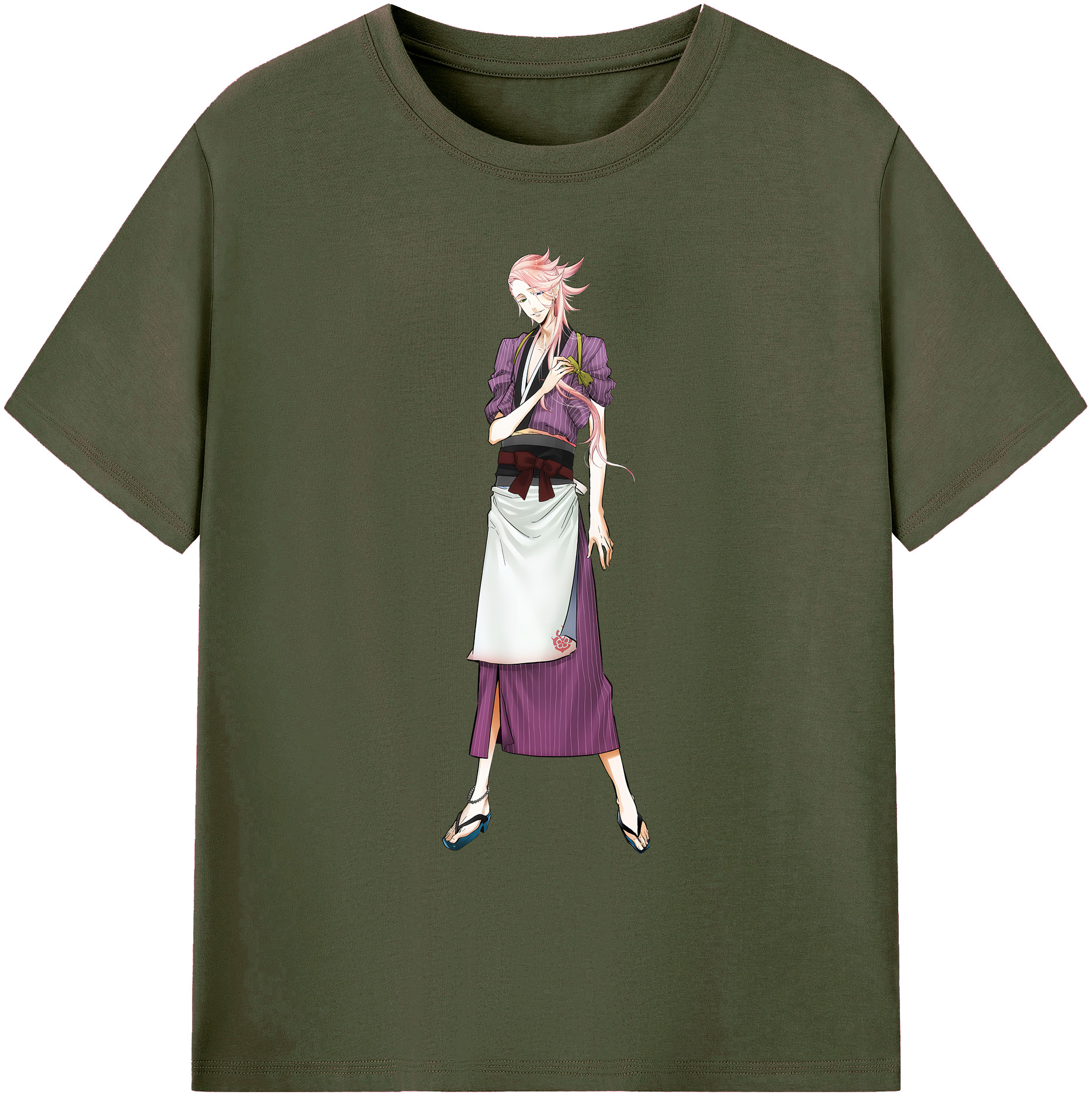 （画像用） 刀剣乱舞 Touken Ranbu 綿100％ メンズ半袖Tシャツ｜肌触りやわらか＆通気性